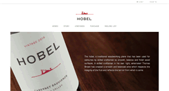 Desktop Screenshot of hobelwines.com